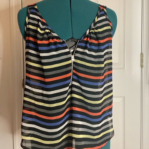 Sheer striped tank - Picture 1 of 3